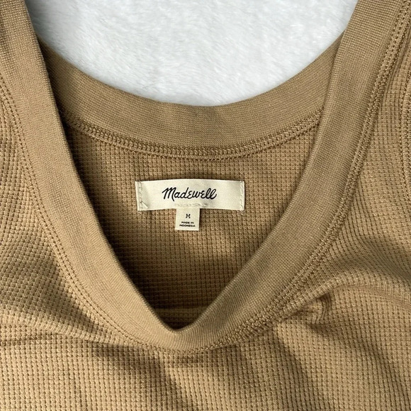 Madewell Crewneck Crop Tank Khaki Size M - Picture 5 of 8